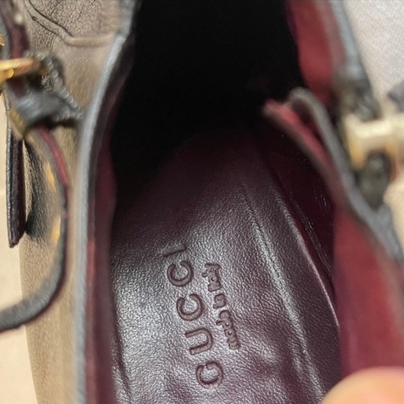 Gucci Authentic Black Leather Pointed-toe Booties - Picture 3 of 4